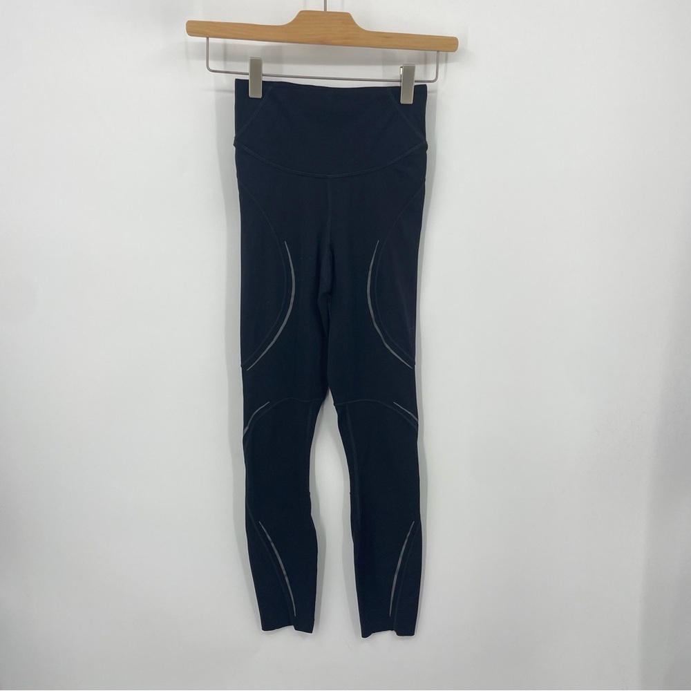 Lululemon Base Pace High-Rise Tight Leggings 0 Black Cropped High Rise Athletic